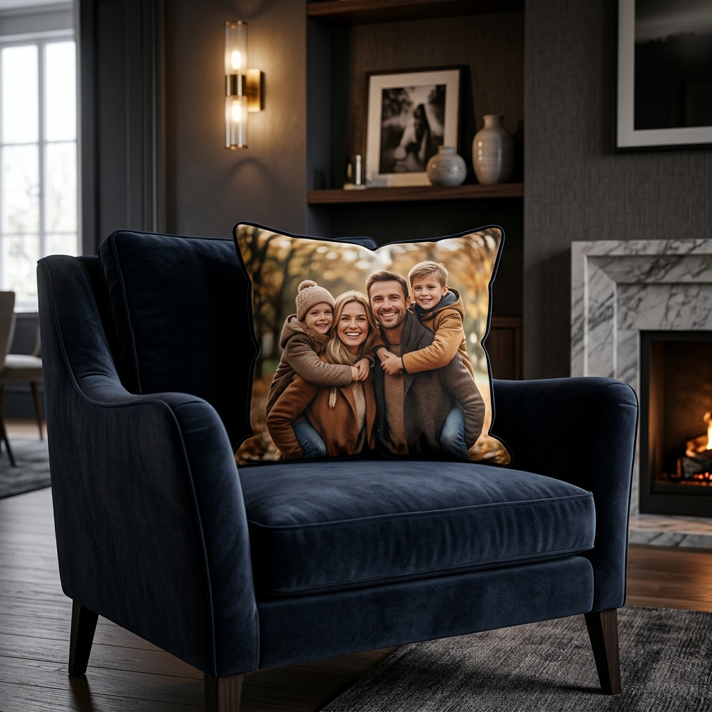 Photo pillow gift for anniversary